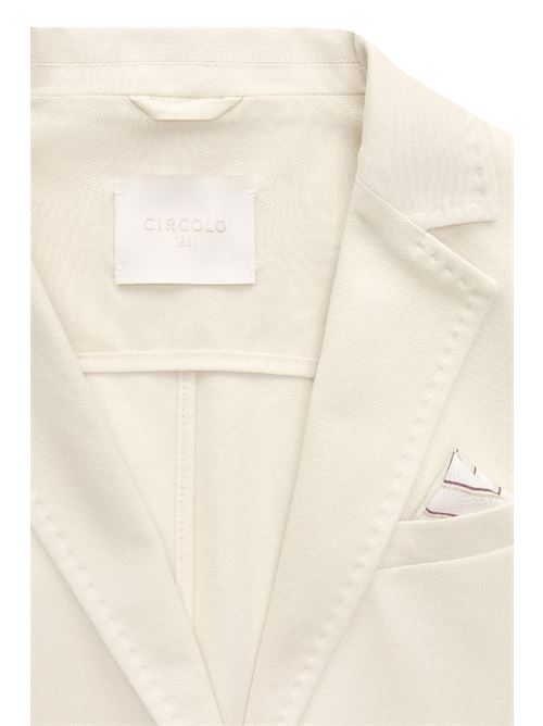 Giacca monopetto in piquet di cotone CIRCOLO 1901 | FD3848000